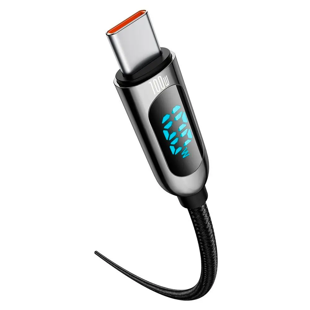 Cable Baseus 100w USB C Pantalla Led 2 Metros Nylon (2).webp
