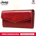 Billetera de Mano para Mujer Jeep Cuero Genuino