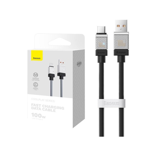 Cable Baseus Coolplay 100w USB A - C 2 m